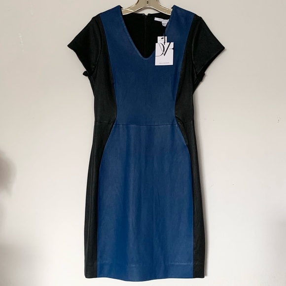 DVF all leather dress $1100 retail - Picture 1 of 16